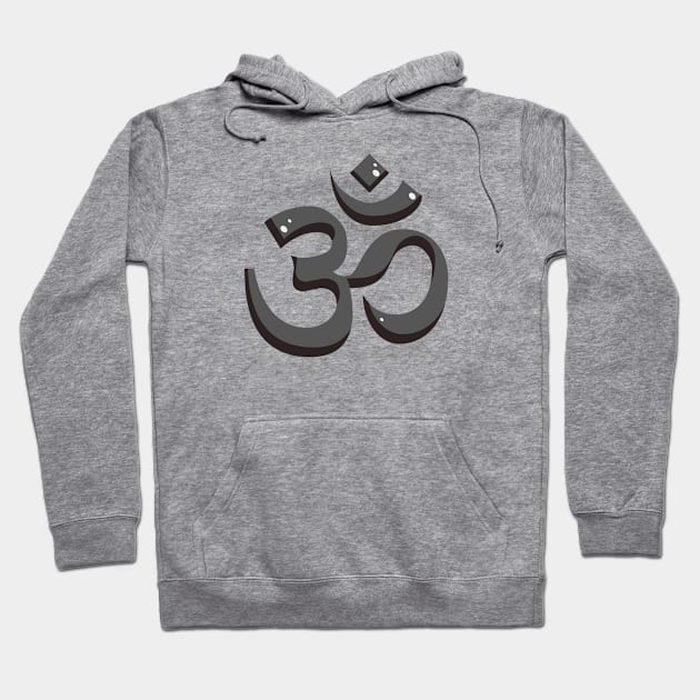 Om Symbol Tees Hoodie by BeeZeeBazaar